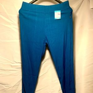 BNWT! Posh Gal Jeggings Turquoise Sz 12-18 taper